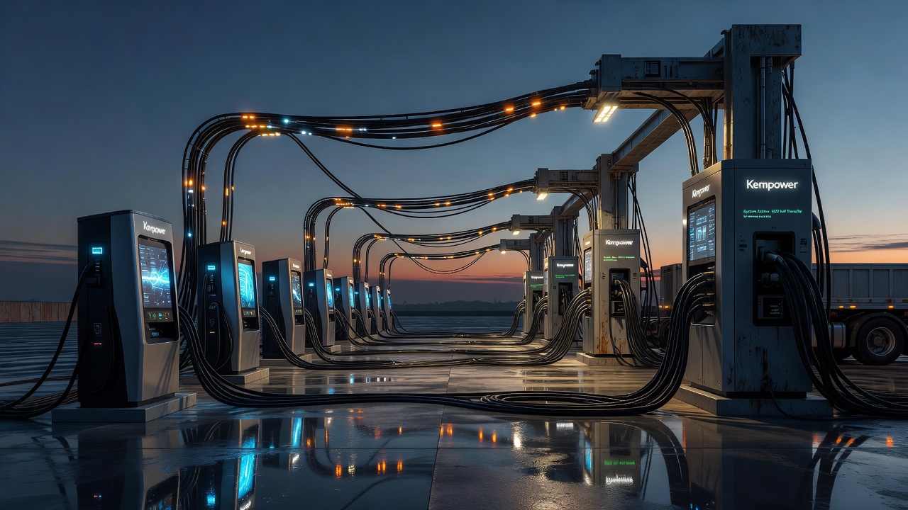 Kempower Charger Bridges Cars and Heavy Trucks at One Site