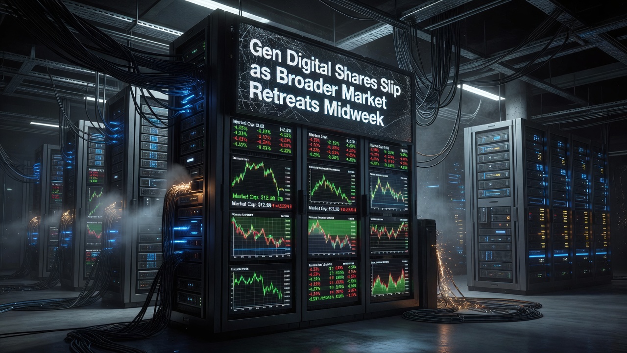 Gen Digital Shares Slip as Broader Market Retreats Midweek