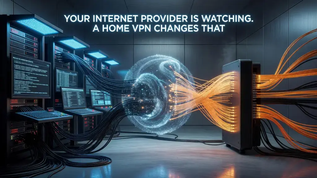 Your Internet Provider Is Watching. A Home VPN Changes That